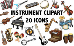INSTRUMENT CLIPART Band clipart Music clip art instrument