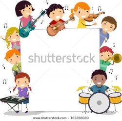 children playing musical instruments clipart - Hľadať Googlom | deti ...
