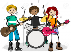 28+ Collection of Kids Rock Band Clipart | High quality, free ...