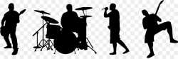 Performance Audience Musical ensemble Clip art - Band Silhouette png ...