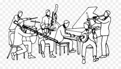 Jazz band Musical ensemble Big band Clip art - Jazz Band Cliparts ...