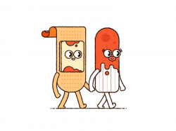 Band Aid Animation GIF by Tony Babel - Find & Share on GIPHY