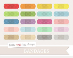 Bandage Clipart, Bandaid Clip Art Band Aid Health First Aid Medical Doctor  Household Icon Cute Digital Graphic Design Small Commercial Use