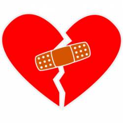 28+ Collection of Broken Heart With Bandaid Clipart | High quality ...