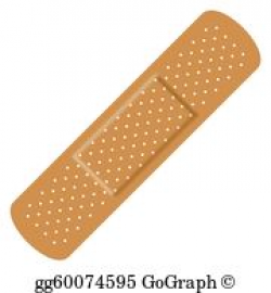 Stock Illustrations - Colorful band-aid borders. Stock Clipart ...