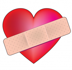 Bandaged Heart For Facebook | Symbols & Emoticons