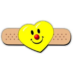 Smiley Heart Band-Aid Stickers by Angel's Artistic Endeavors. $8.00 ...