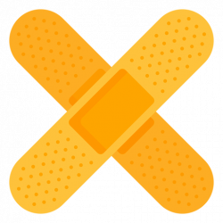 Medical band aid icon - Transparent PNG & SVG vector