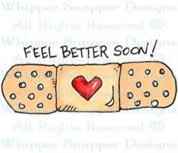 Bandaid - Get Well - Rubber Stamps - Shop | Get Well Cards ...
