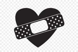 Band-Aid Heart Clip art - Healing Heart Cliparts png download - 600 ...