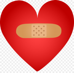 Heart Band-Aid Adhesive bandage Clip art - Healing Mass Cliparts png ...