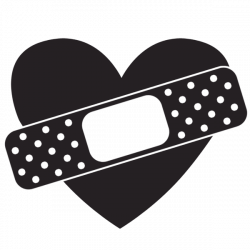Heart With Band Aid Clip Art N3 free image