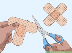 How to Bandage Fingers or Toes (with Pictures) - wikiHow