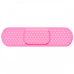 Pink Band Aid Bandage Sticker