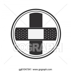 Stock Illustration - Band aid cross logo. Clipart Illustrations ...
