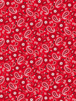 Collection Red Bandana Wallpaper Simple Ideas White Classic ...