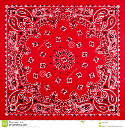 black & red bandanna | Red Bandana Print | Paper Pieces | Pinterest ...