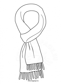 Homey Design Scarf Clipart Black And White 7 Station - cilpart