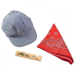 Amazon.com: Little Engineer Hat, Bandana, & Whistle Set: Toys & Games