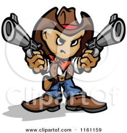 Cowboy Cartoon Characters Clipart