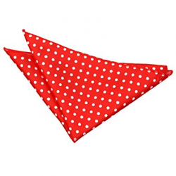 Bandana or Large Handkerchief (B1) - Red Polka Dots: Amazon.co.uk ...