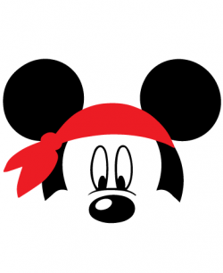 Instant Download Mickey and Minnie Mouse Pirate Bandana SVG EPS DXG ...