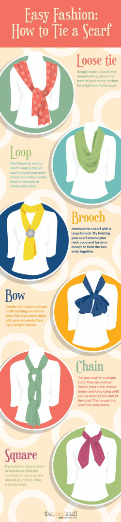 172 best Many ways to wear a scarf images on Pinterest ...