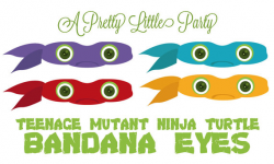 TMNT Bandana Eyes Teenage Mutant Ninja Turtles Ninja