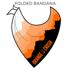 Rage City Rollergirls Orange Crush: Bandana – Frogmouth
