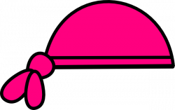 Pink Bandana Clip Art at Clker.com - vector clip art online, royalty ...