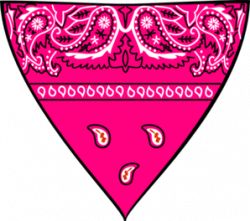 Pink Bandana Clipart