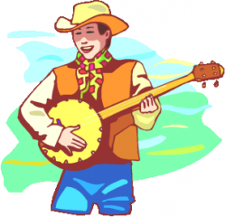 Banjo Player Clipart