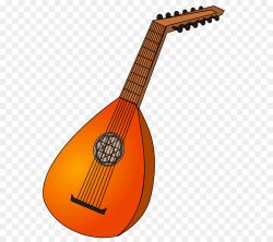 Lute Musical Instruments Clip art - Mandolin Cliparts png download ...