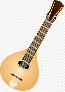 Mandolin Musical instrument Lute Clip art - Colored String Cliparts ...