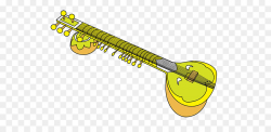 Sitar Musical Instruments Music of India Drawing - Sitar png ...