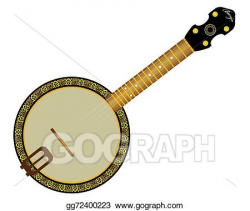 Vector Stock - Banjo. Clipart Illustration gg72400223 - GoGraph