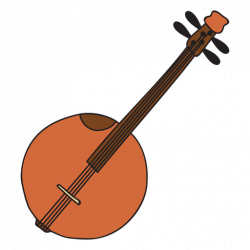 Banjo musical instrument doodle - Transparent PNG & SVG vector
