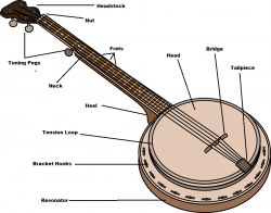 Banjo Parts | design // bluegrass festival | Pinterest | Banjo and ...