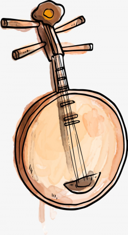 Vector Drawing Musical Instruments, Vector, Watercolor, Musical ...