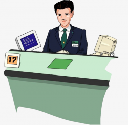 Office Men, Bank, Cashier, White Collar PNG Image and Clipart for ...