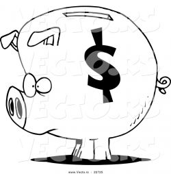 Piggy Bank Drawing at GetDrawings.com | Free for personal use Piggy ...