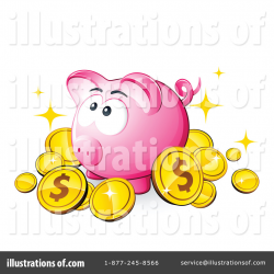 Piggy Bank Clipart #46839 - Illustration by beboy