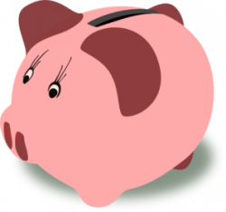 Piggy Bank Clip Art at Clker.com - vector clip art online, royalty ...
