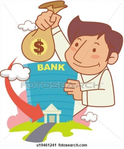 Savings Account Clipart - Letters