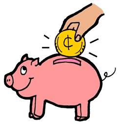 Piggy bank clip art clipart 3 - Clipartix