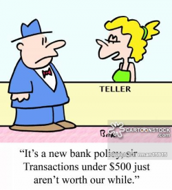 Bank Transaction Cartoons and Comics - funny pictures from CartoonStock