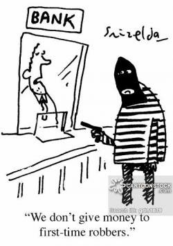 Bank Thieves Cartoons and Comics - funny pictures from CartoonStock