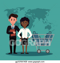 Vector Stock - Business bankers teamwork. Clipart ...