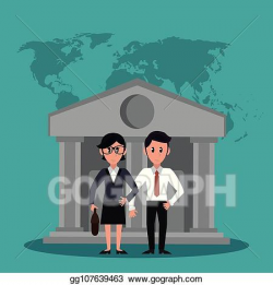 Vector Stock - Business bankers teamwork. Clipart ...