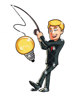 A Businessman Fishing For Ideas (Light Bulb): #aspire #aspiring ...